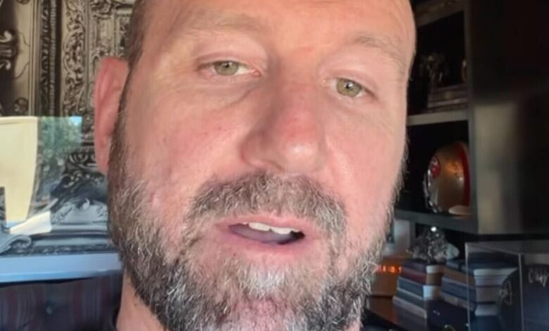 Close-up of Andrew Bosworth, Meta CTO, with a beard and short hair.