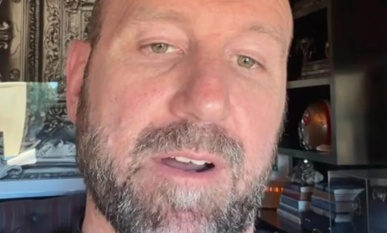 Close-up of Andrew Bosworth, Meta CTO, with a beard and short hair.