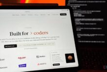 Claude.ai website displayed on a tablet, focused on coding assistance.