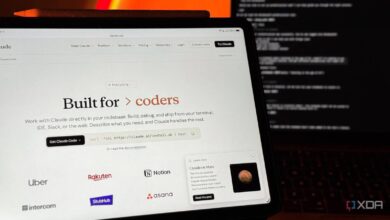 Claude.ai website displayed on a tablet, focused on coding assistance.