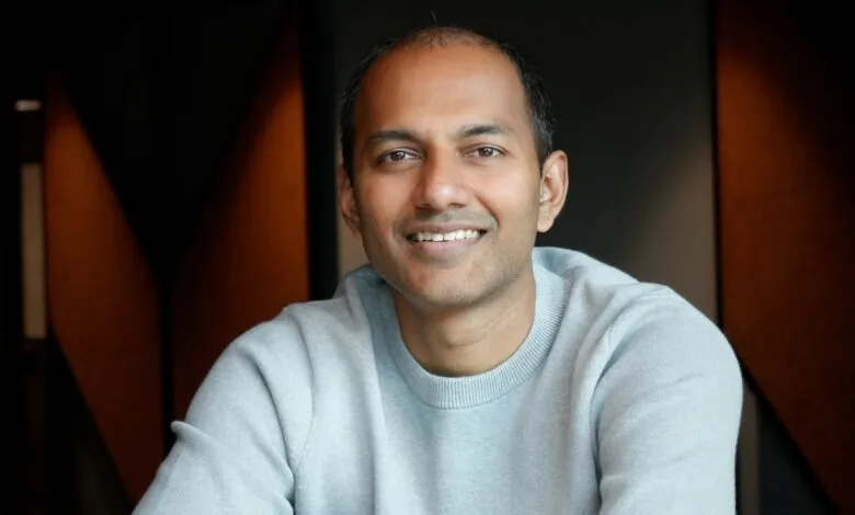 Portrait of Rakesh Reddy, Deccan AI Founder, smiling warmly.