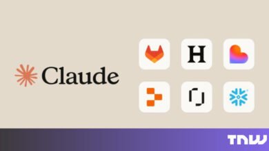 Claude logo with partner logos: GitLab, Hugging Face, and Snowflake.