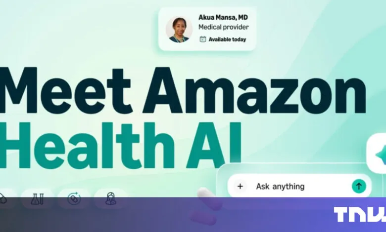 Amazon Health AI interface featuring medical provider Akua Mansa, MD.