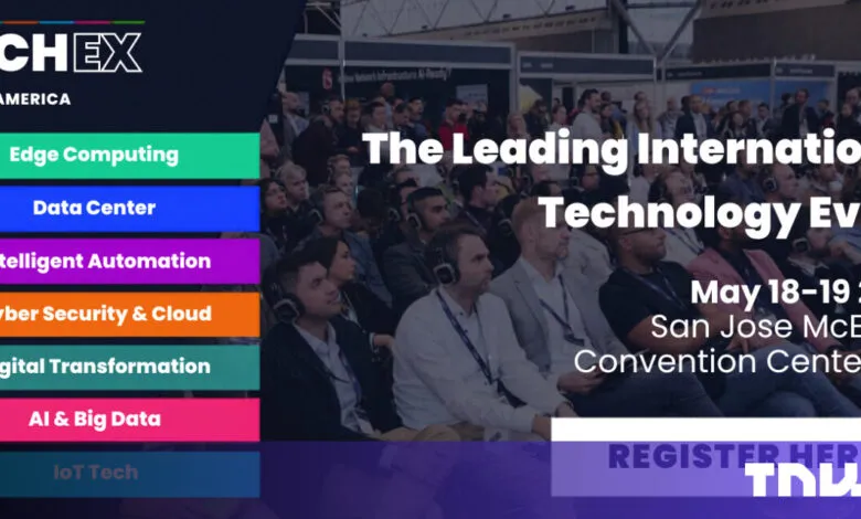 TechEx North America event with attendees listening to a presentation.