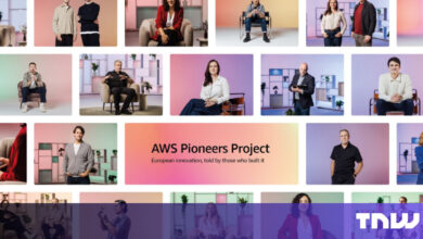 Collage of diverse individuals for AWS Pioneers Project.