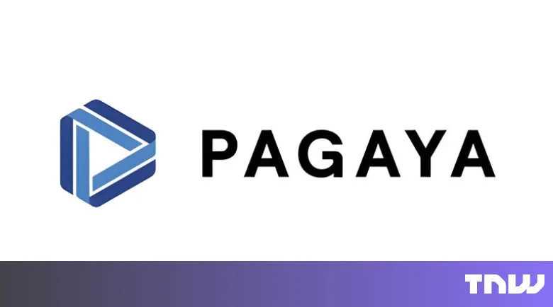 Pagaya logo: blue geometric shape and company name.