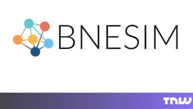 BNESIM logo with interconnected colorful dots and TNW logo.