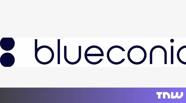 Blueconic logo with three dots and company name.