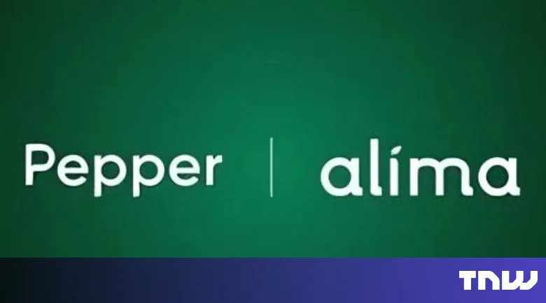 Pepper and Alima logos side-by-side on a green background.