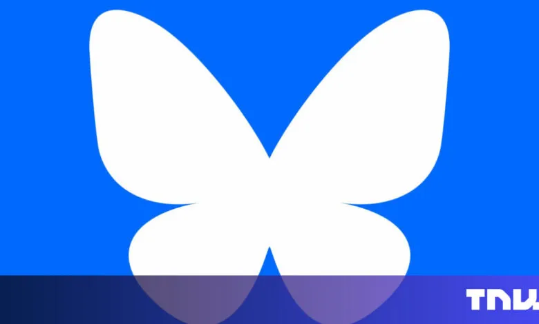 White butterfly logo on blue background with TNW logo.