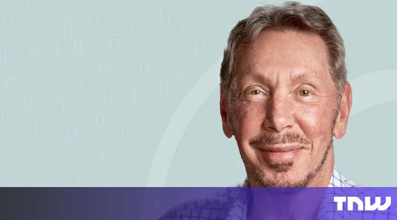 Close-up portrait of Larry Ellison, Oracle's co-founder and CTO.