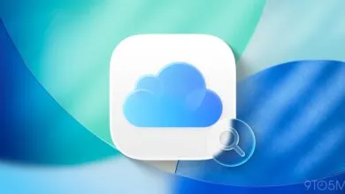 iCloud icon with a magnifying glass, indicating search functionality.
