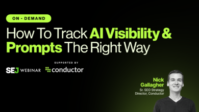 Webinar promo: How to track AI visibility and prompts the right way.