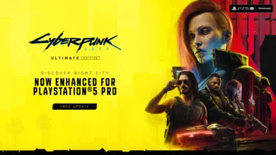 Cyberpunk 2077 Ultimate Edition promotional image with key characters.