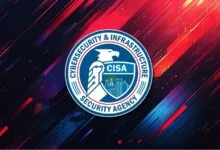CISA logo: Cybersecurity and Infrastructure Security Agency seal with eagle and cityscape.
