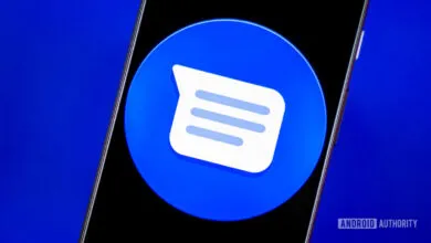 Google Messages app icon on a smartphone screen.
