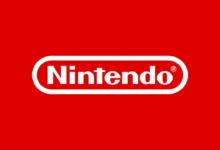 The Nintendo logo, white text on a red background.