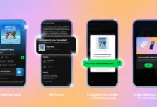 Spotify audiobook integration showing 'Heated Rivalry' book and purchase options.