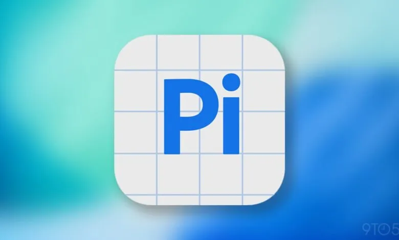 Adobe Project Indigo icon with blue 'Pi' on a grid background.