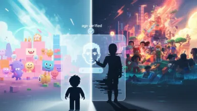 Image comparing 'Kiids' mode with cartoon characters to 'Standard' mode with Lego-like figures.