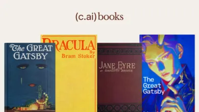 Book covers of The Great Gatsby, Dracula, and Jane Eyre are displayed.