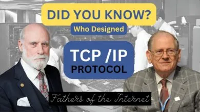Vinton Cerf and Robert Kahn, designers of TCP/IP protocol.