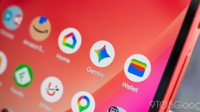 Close-up of Gemini app icon on a phone screen.