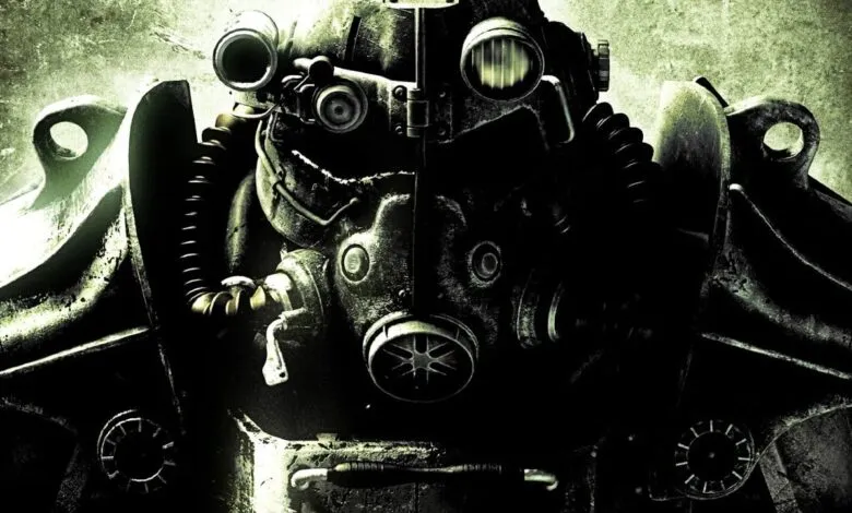 Close-up of a heavily armored suit with intricate details and a weathered appearance.