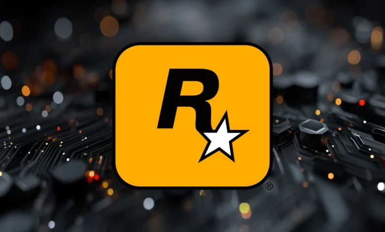 Rockstar Games logo: black 'R' and star on yellow square.