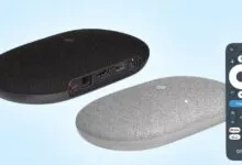 Onn 4K Streaming Box with remote, black and gray devices.