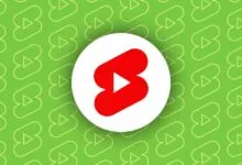 YouTube Shorts logo: red play button in white circle on green background.