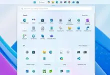 Windows 11 Start Menu showing pinned and all apps.
