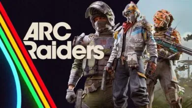 ARC Raiders key art featuring three armored characters ready for action.