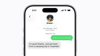 iPhone displaying RCS messaging with a contact named Grace.
