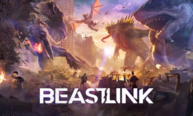 Game cover art depicting a city under attack by giant monsters and armed humans.