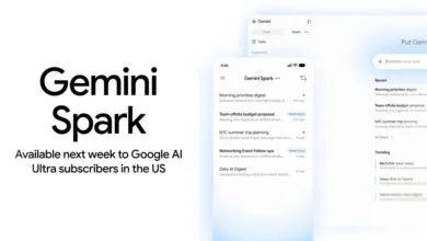 Gemini Spark app interface showcasing email digest and task management features.