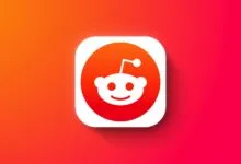 Reddit app icon: white alien head on orange circle, rounded square background.