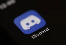 Discord app icon on a smartphone screen, close-up view.