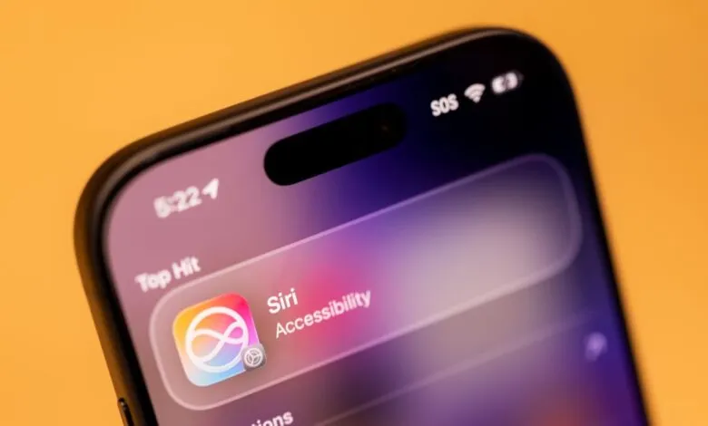 Close-up of iPhone screen showing Siri Accessibility settings.