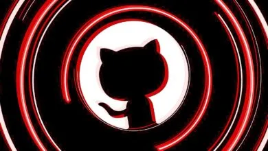 GitHub Octocat logo in black silhouette with red and white concentric circles.