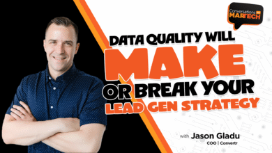 Jason Gladu, COO of Convertr, discusses data quality for lead generation.