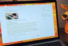 Laptop screen showing ChatGPT prompt for YouTube thumbnail creation.