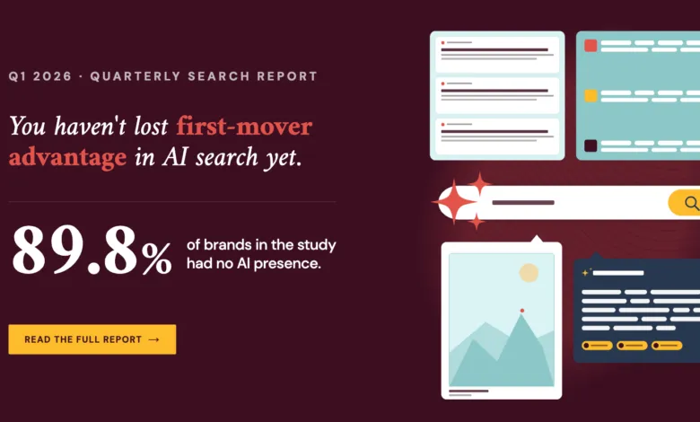 AI Search Report: 89.8% of brands lack AI presence in search.