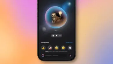 Screenshot of Genmoji feature on iOS with a sloth holding a lightbulb.
