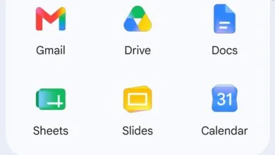 Google Workspace app icons: Gmail, Drive, Docs, Sheets, Slides, Calendar.