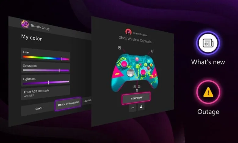 Xbox Design Lab interface showing controller customization options.