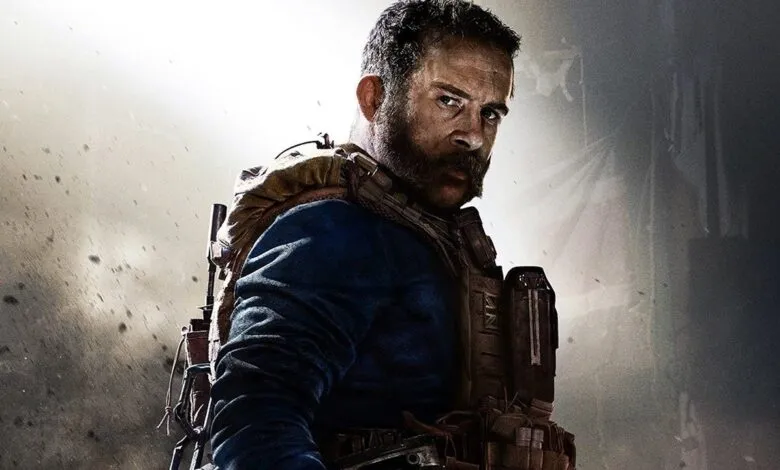 Captain Price from Call of Duty: Modern Warfare, looking intense.