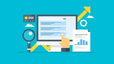 Flat vector illustration of business analysis and growth concept.