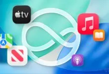 Apple services icons: TV, Music, Maps, News, Books, Podcasts.