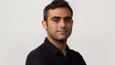 Portrait of entrepreneur and investor Michael Polansky against a plain white background.